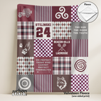 Beacon Hills Patchwork Throw Blanket