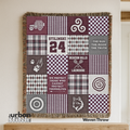 Beacon Hills Patchwork Throw Blanket