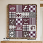 Beacon Hills Patchwork Throw Blanket