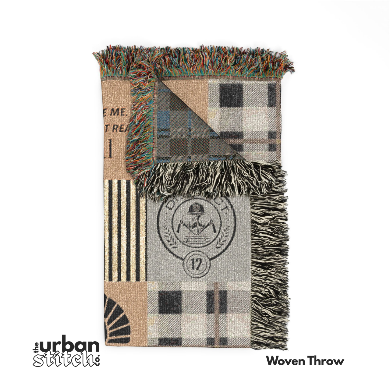 The Games Patchwork Blanket:  Cozy Plaid Throw