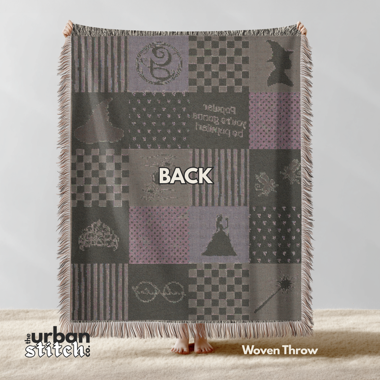Wicked Patchwork Throw Blanket