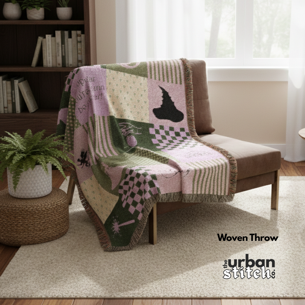 Wicked Patchwork Throw Blanket