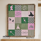 Wicked Patchwork Throw Blanket